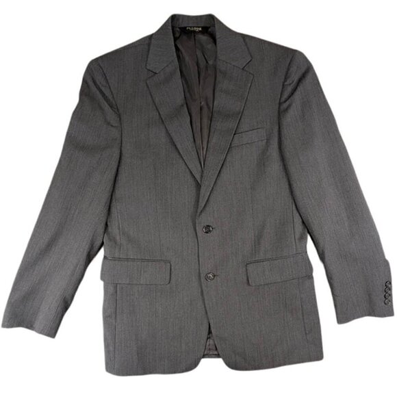Jos A Bank Classic Collection Blazer Mens 38R 100% Wool Gray 2 Button Dual Vent - Picture 1 of 14